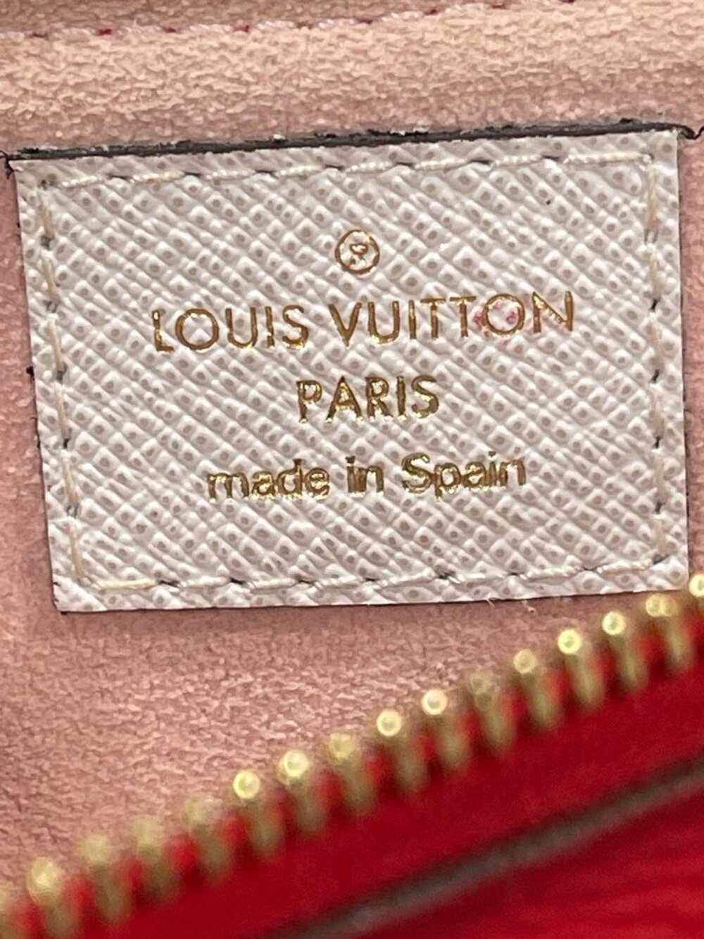Louis Vuitton Double Zip Pochette Rouge Monogram Giant Canvas (JB1464) - Picture 6 of 11